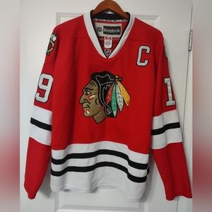 Chicago Blackhawks Jonathan Toews #19 Reebok Size S NHL Hockey Jersey